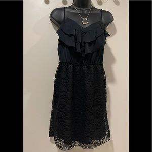 Black lace little dress